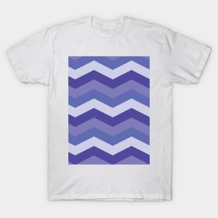 Very peri chevron zigzag pattern T-Shirt